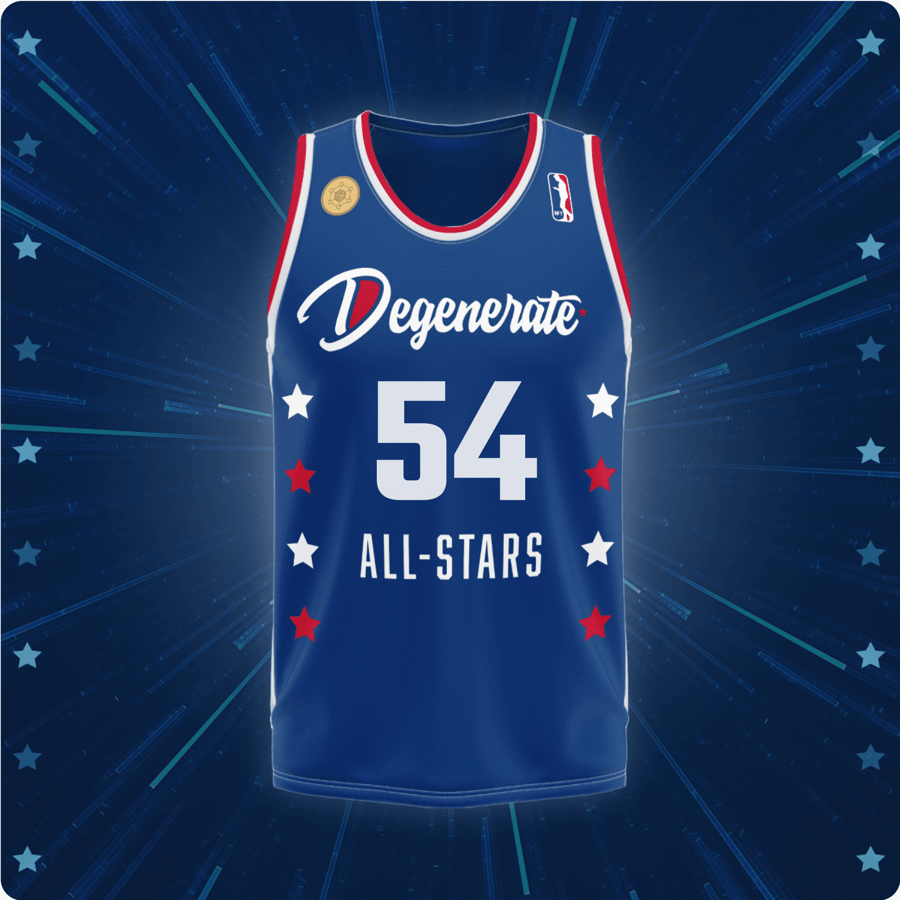 Degenerate All-Stars Jersey Blue #54