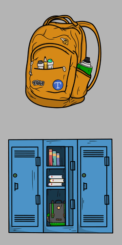 Teen Rebel Ape Club - Lockers & Backpacks collection image