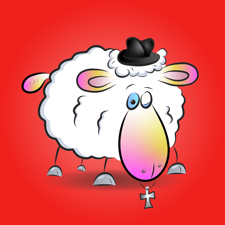 #3151 Hat Sheep