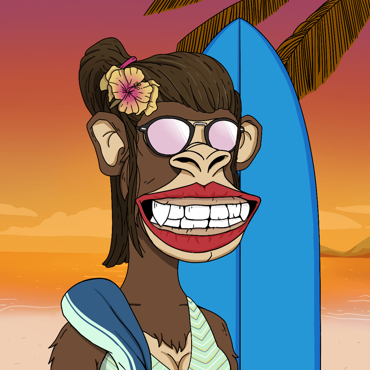 Chillin' Ape Surf Club #2273