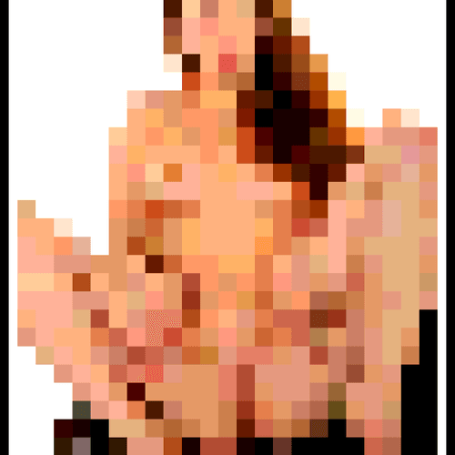 Nude Pinup Model Pixel Art 87 pic