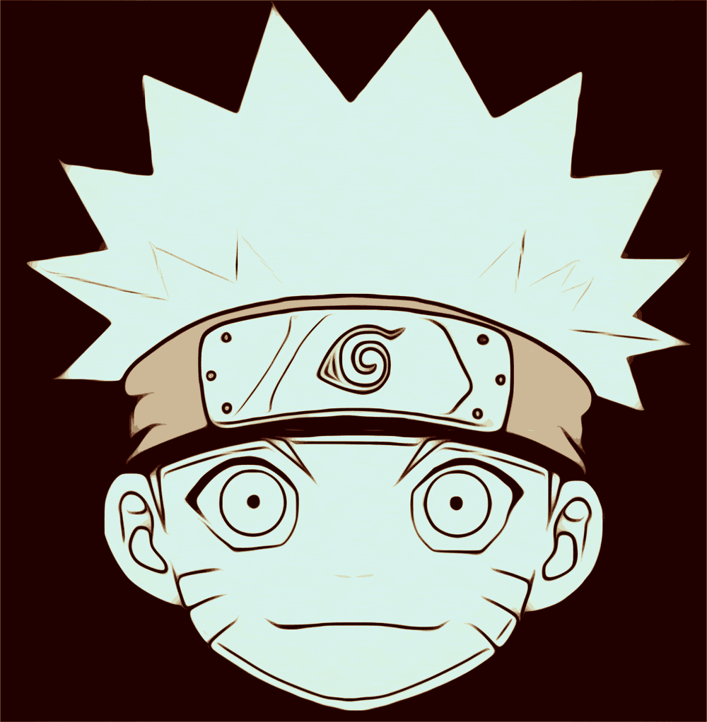 Naruto Face Drawing - Untitled Collection #274777221