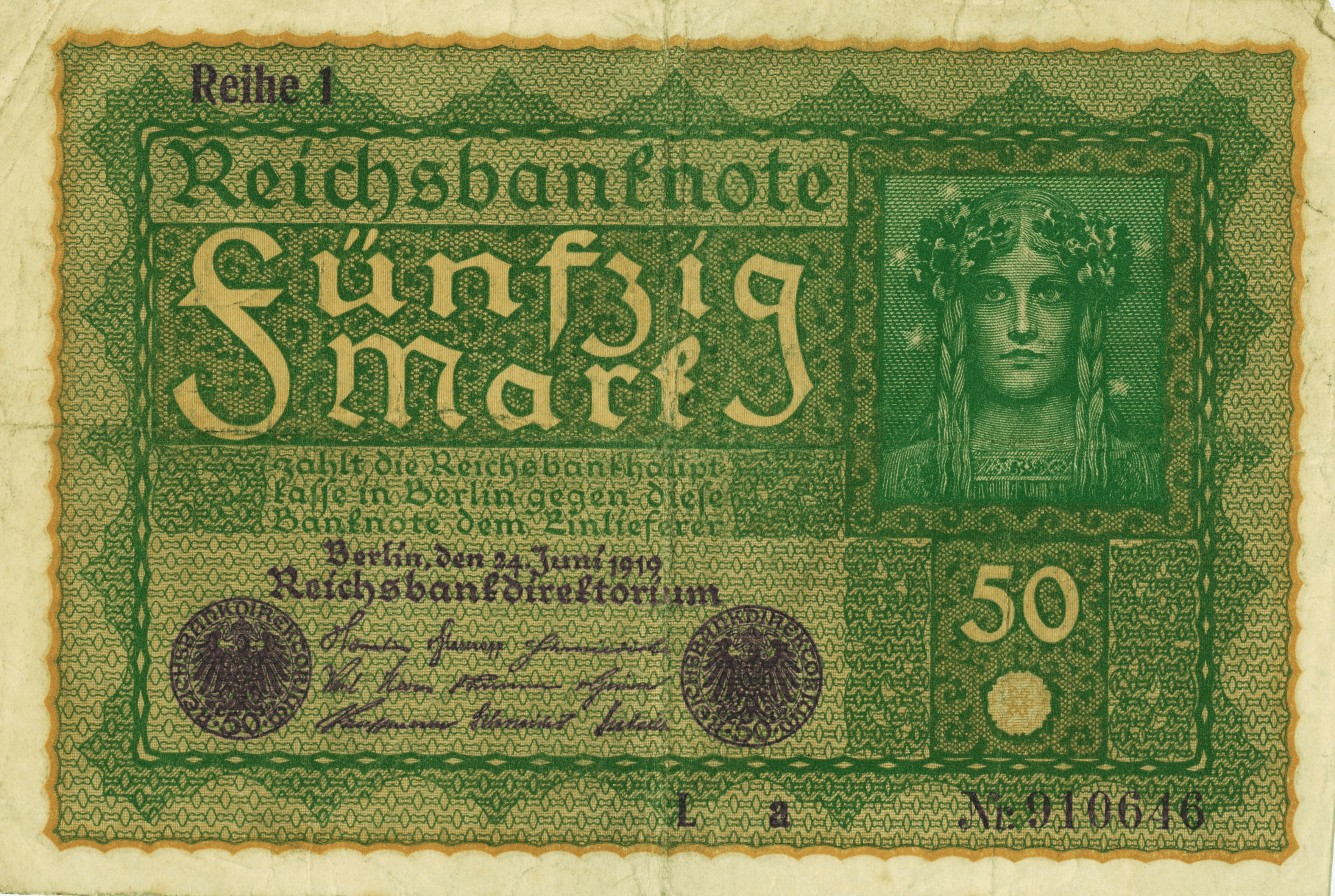 The Reichsbank 50 Mark Note IV