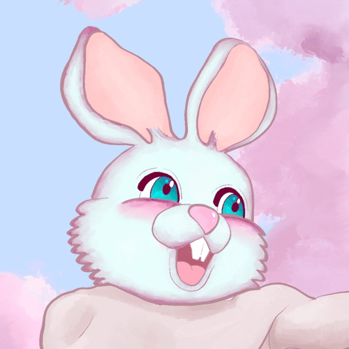 Jammie Bunny World by Haney Canvas