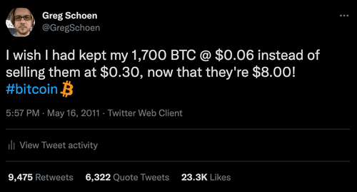 @GregSchoen's 1,700 BTC Tweet