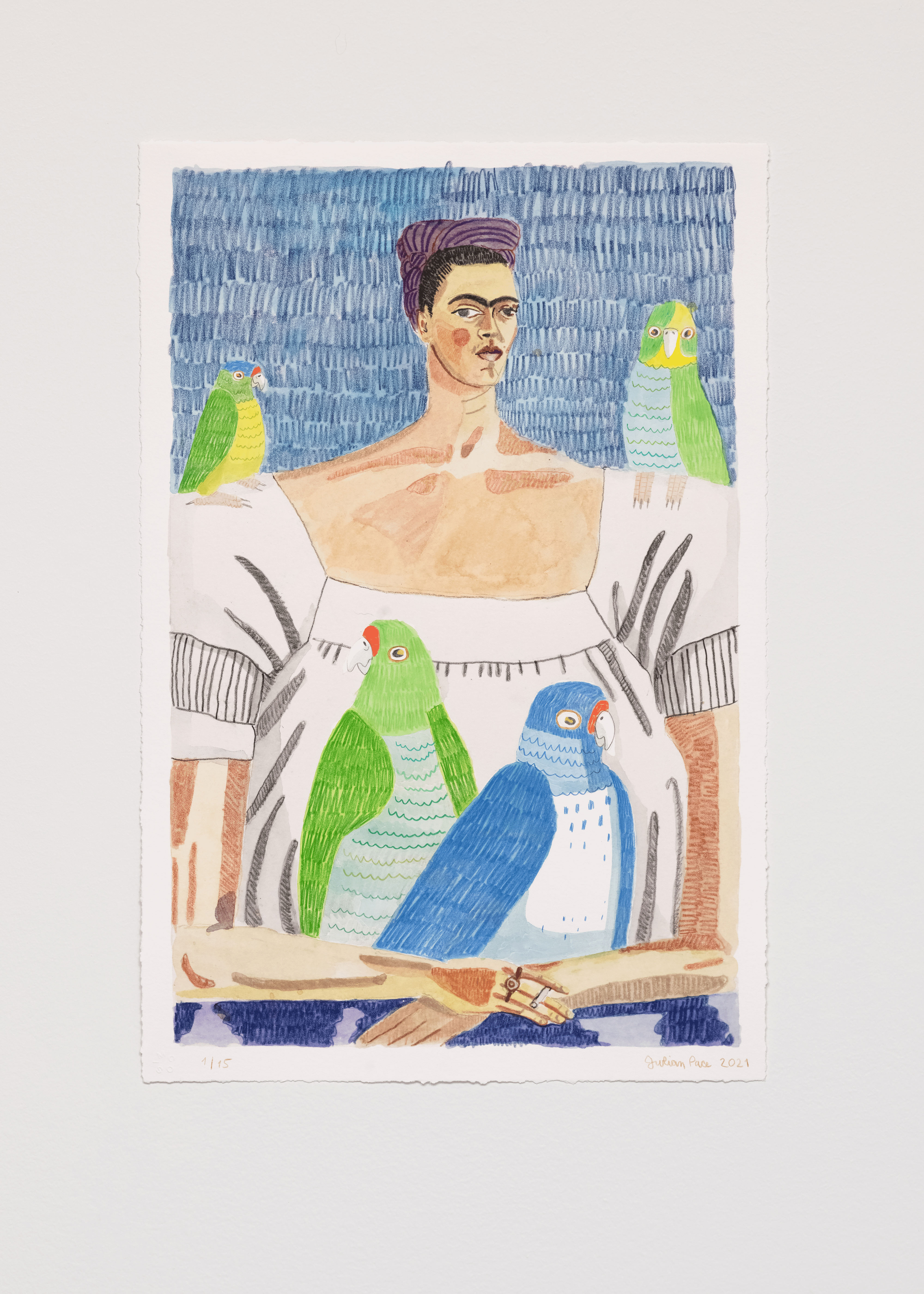 Julian Pace - Frida and Parrots #1