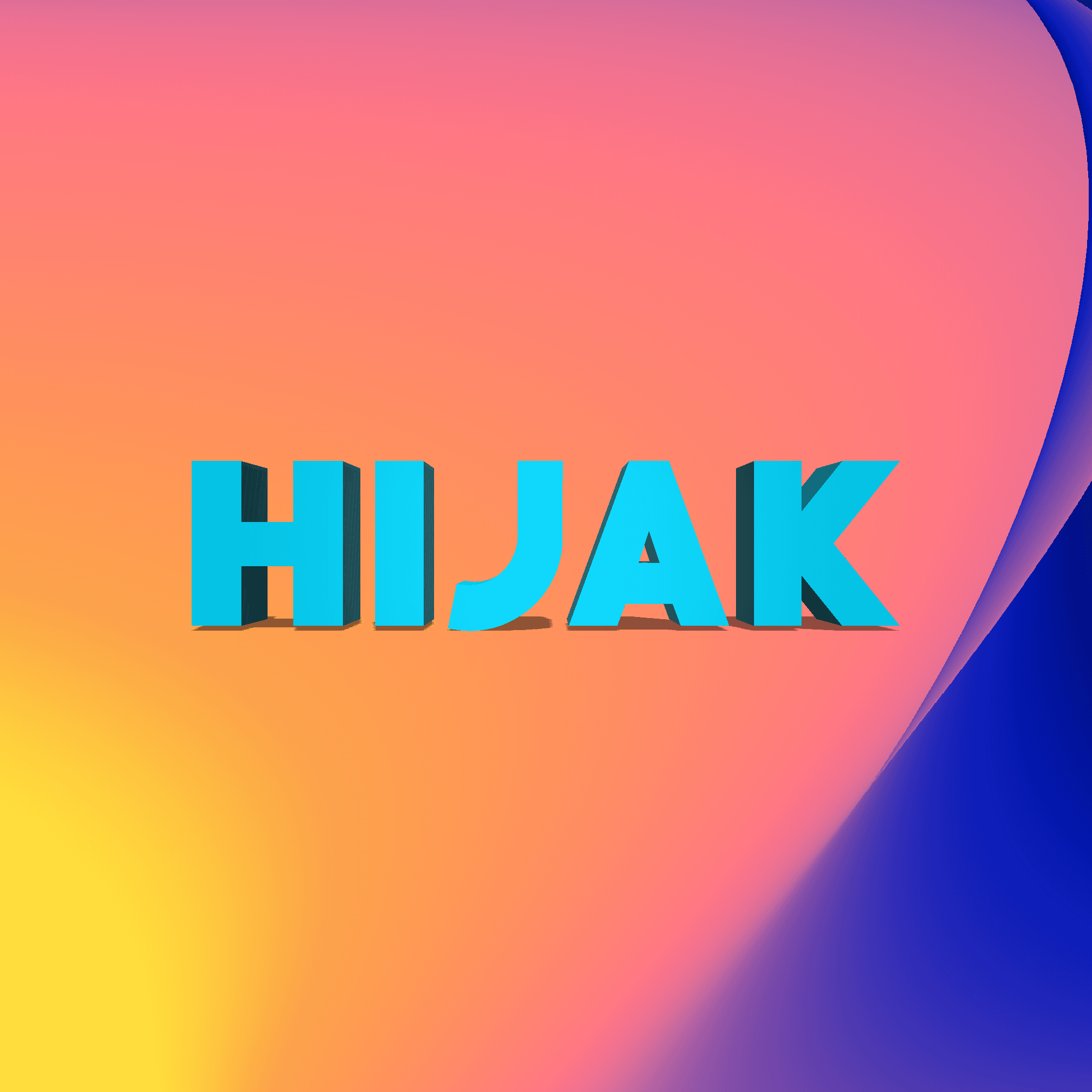 Hijak 3D Logo Collection - Collection | OpenSea