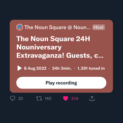 The Noun Square 24hr Nouniversary Extravaganza collection image