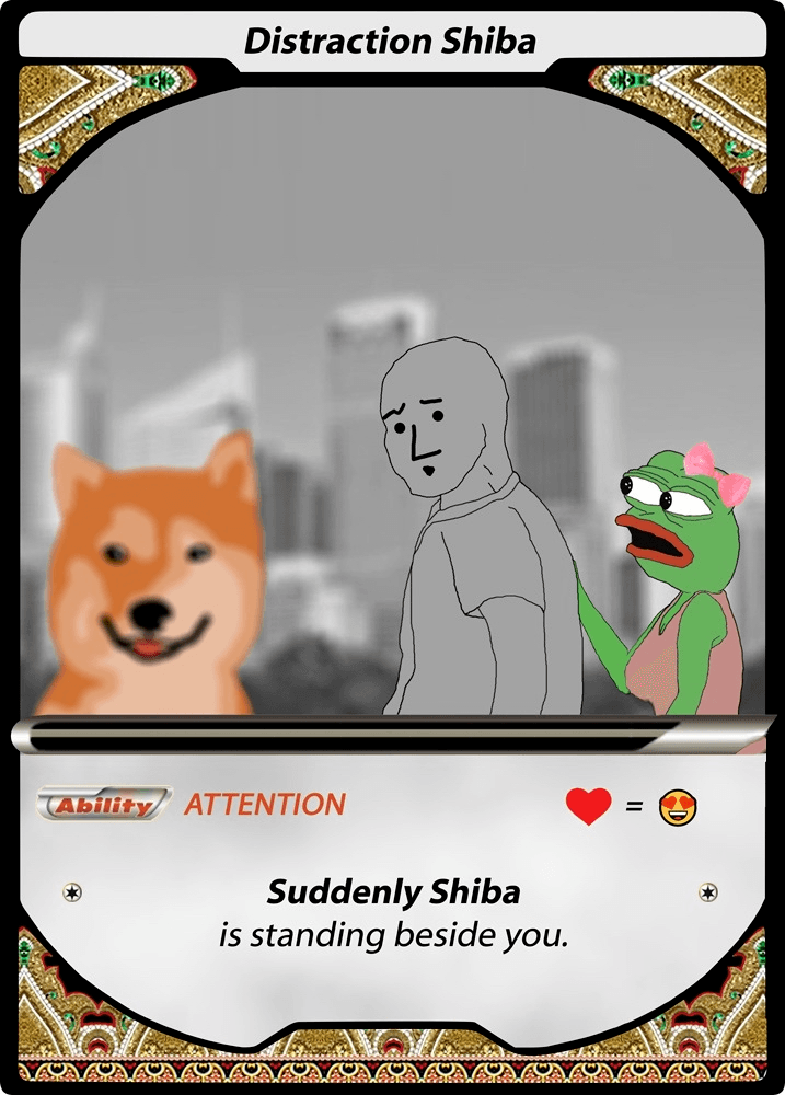 Distraction Shiba