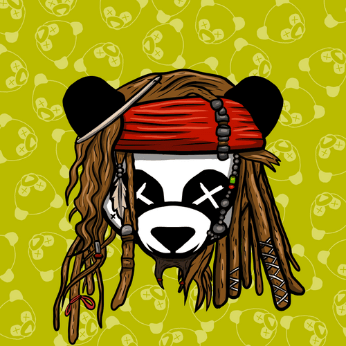 Panda Head #098