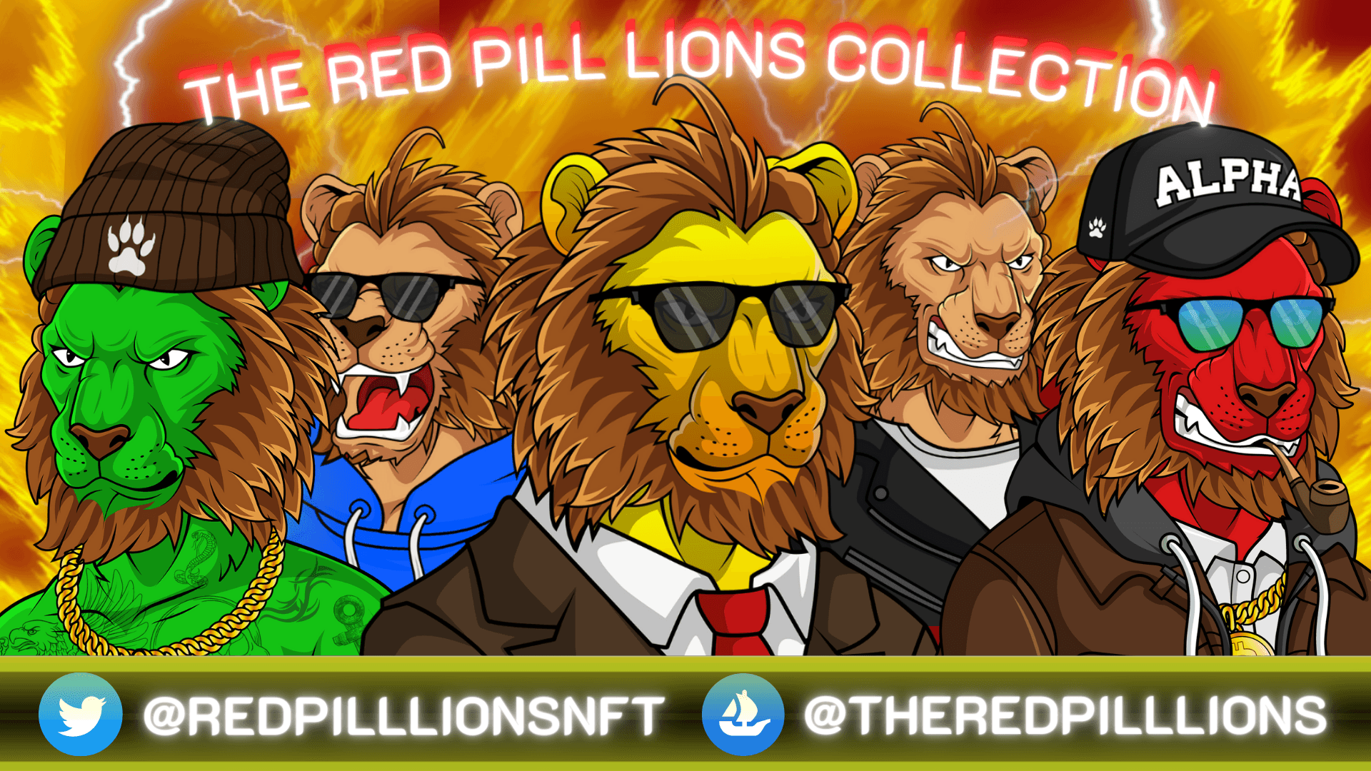 The Red Pill Lions NFT Collection