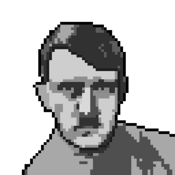 Free: Hitler Pixel Art Maker Clipart , Png Download - Nazi Sans  