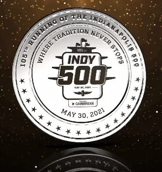 Silver Coin (25/40) - 105th Indianapolis 500 Commemorative Coin NFT