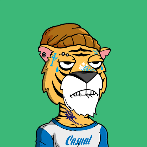 Grouchy Tiger Social Club #4268