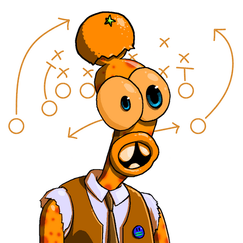Eternal Klay Orange and White #70
