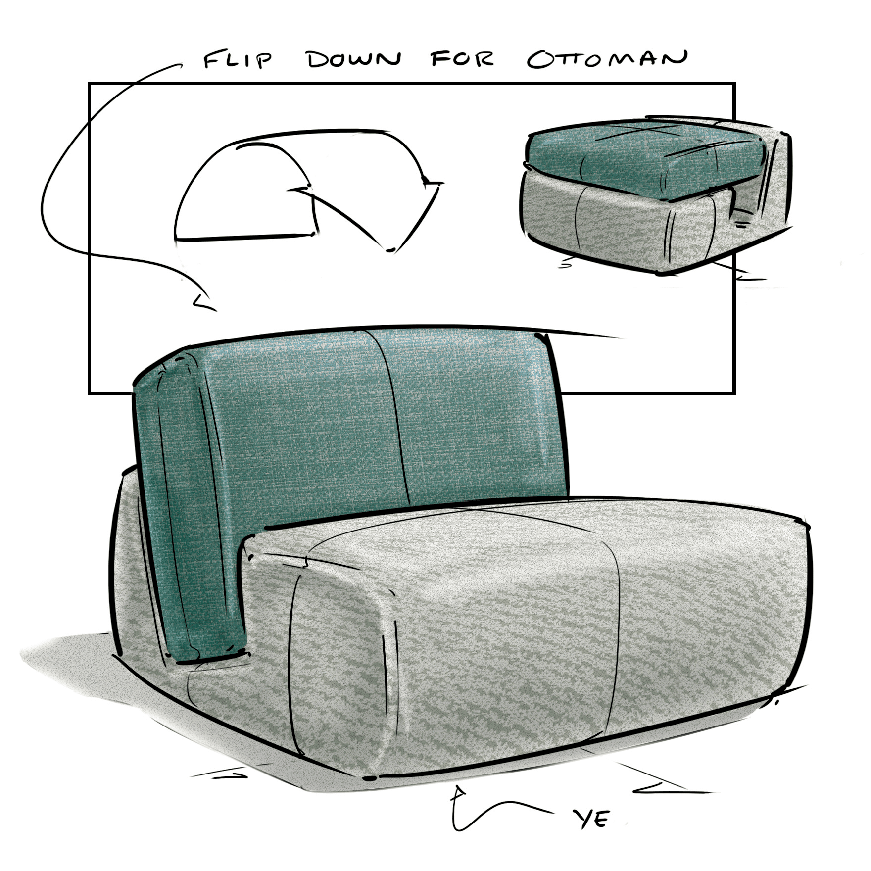 Donut Chair #067 - Nick's Chair Sketches