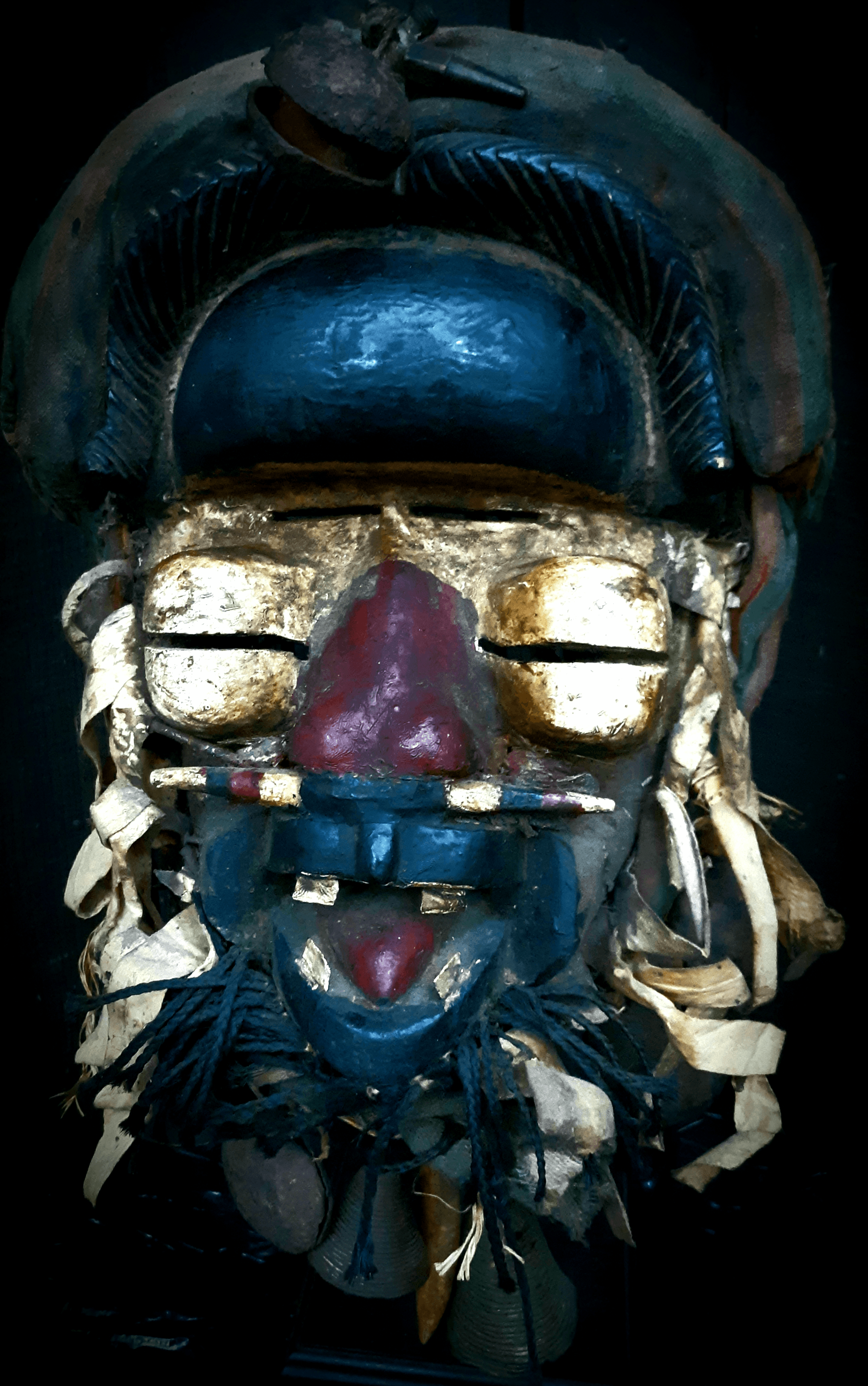 African Tribal Mask Guere "War" Mask **actual piece w/NFT**