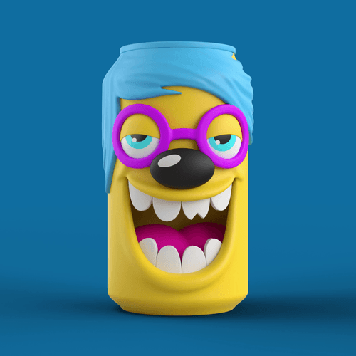 Mad Can (3D) #127