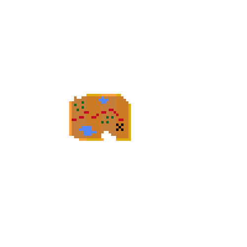 TREASURE MAP PIXEL GAME