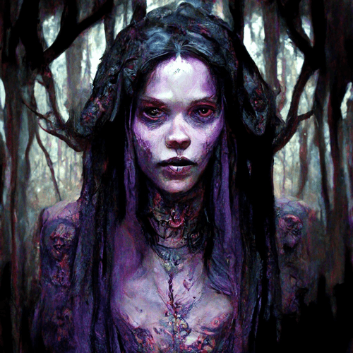 Dead Wood Necromancer of purple coven