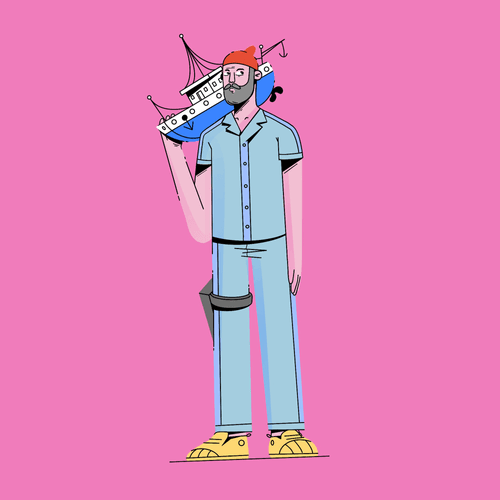 JNAD_art | Steve Zissou fanart