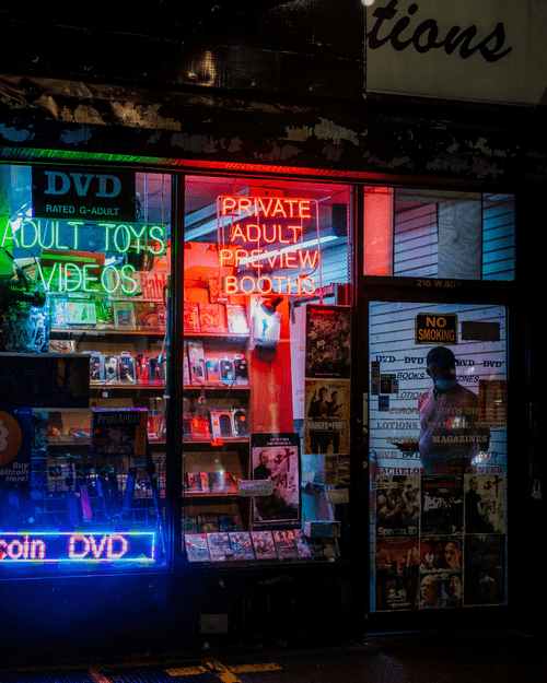 Fragment of Gotham #54. Peep Show