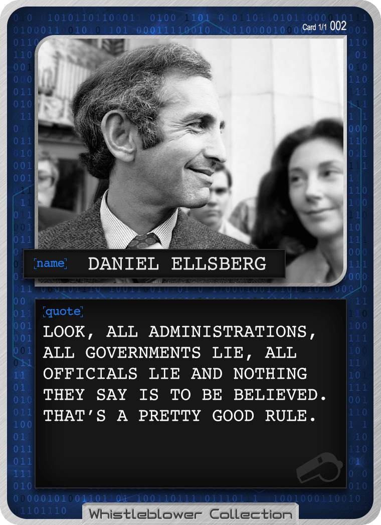 Whistleblower Collection Card: Daniel Ellsberg 002 1/1
