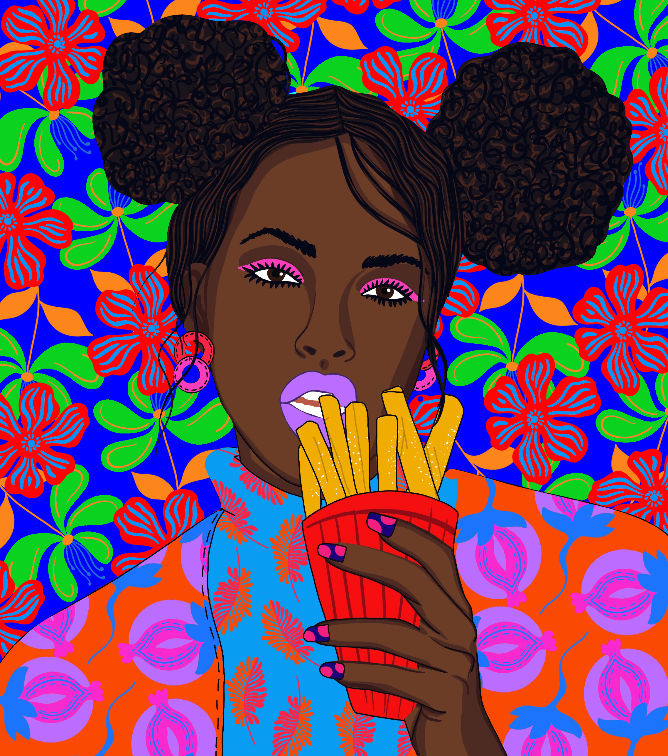 French Fries Girl