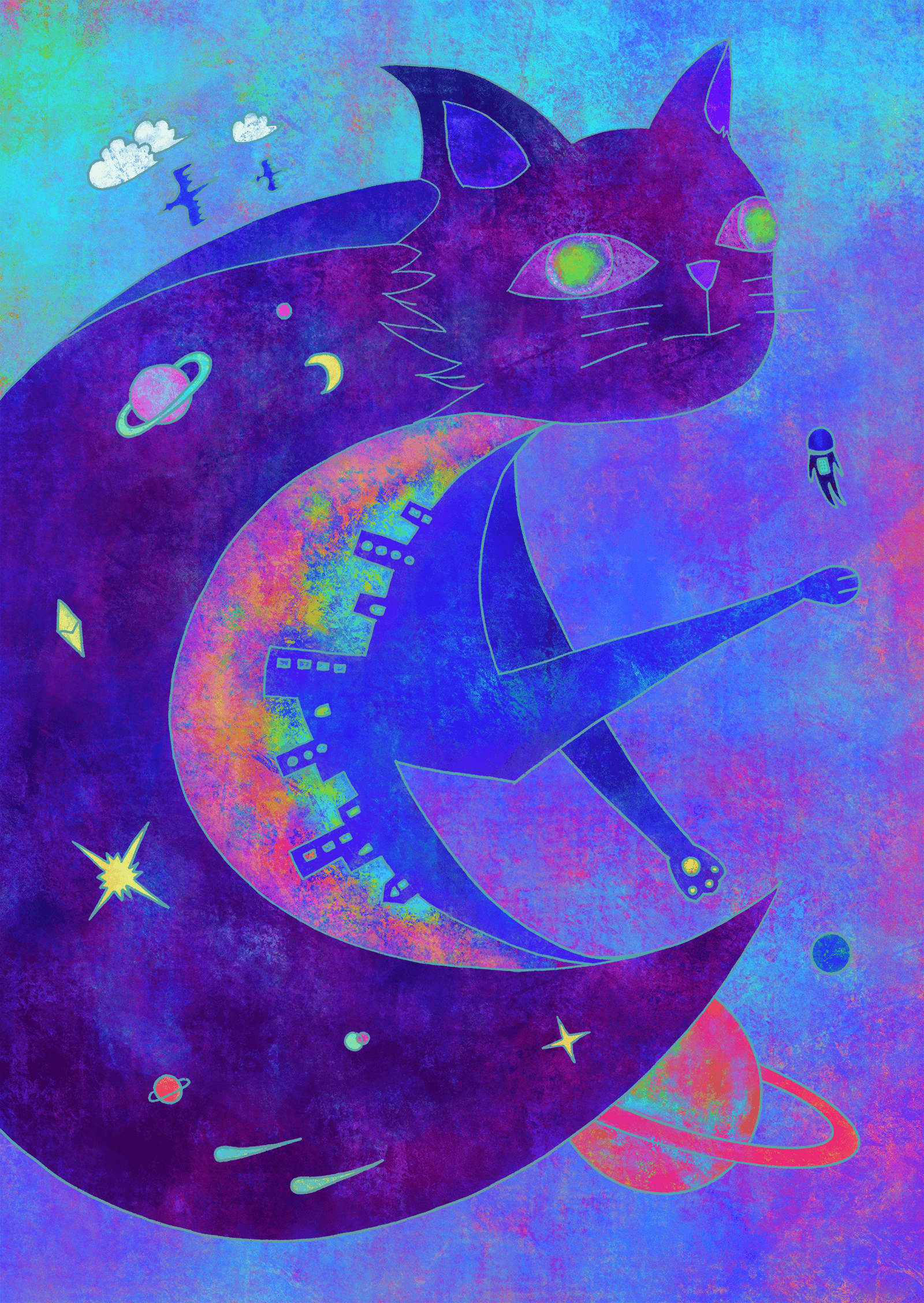 Constellation of Cat MojiDiske #33