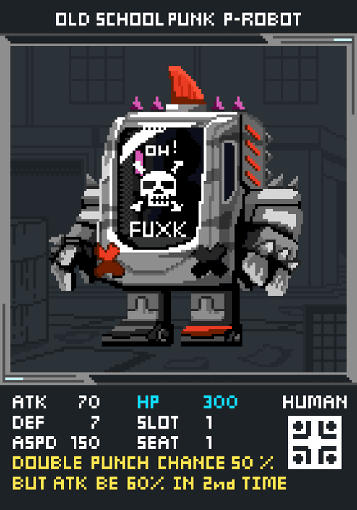 Old school punk P-Robot