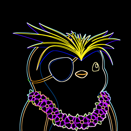 Neon Pudgy Penguin 166