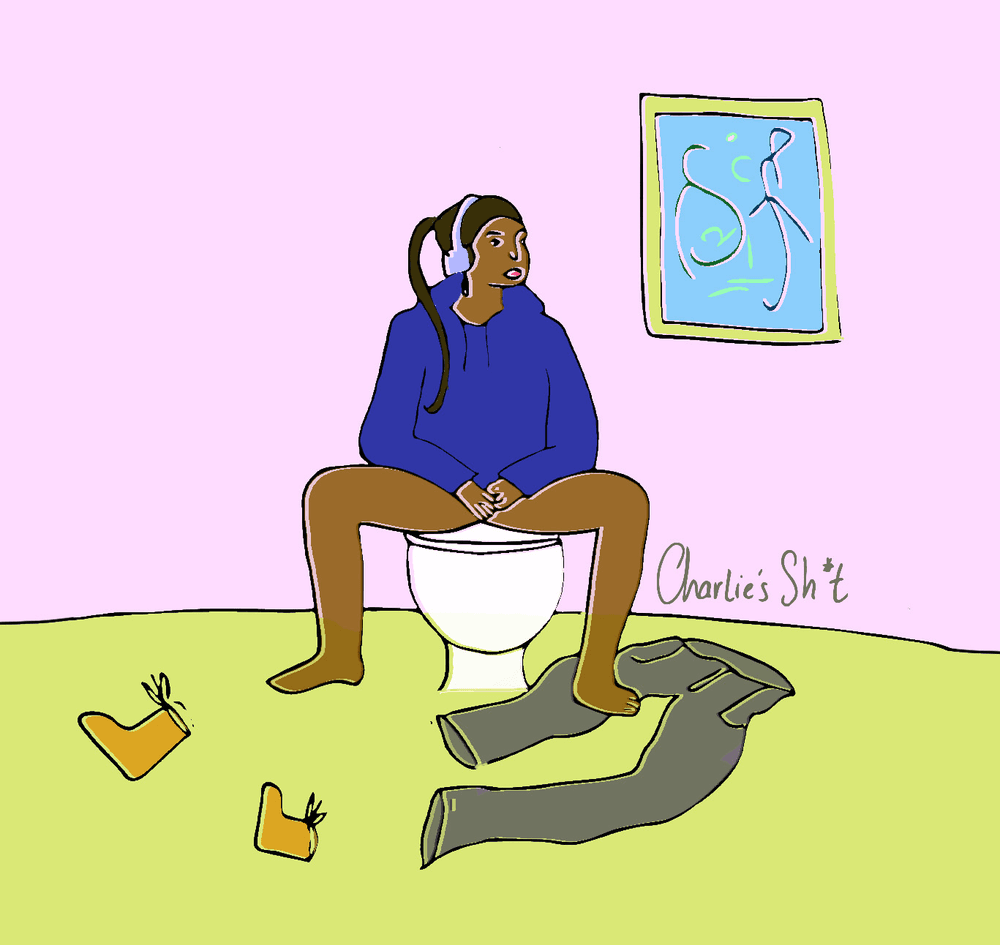 Shitting girl 