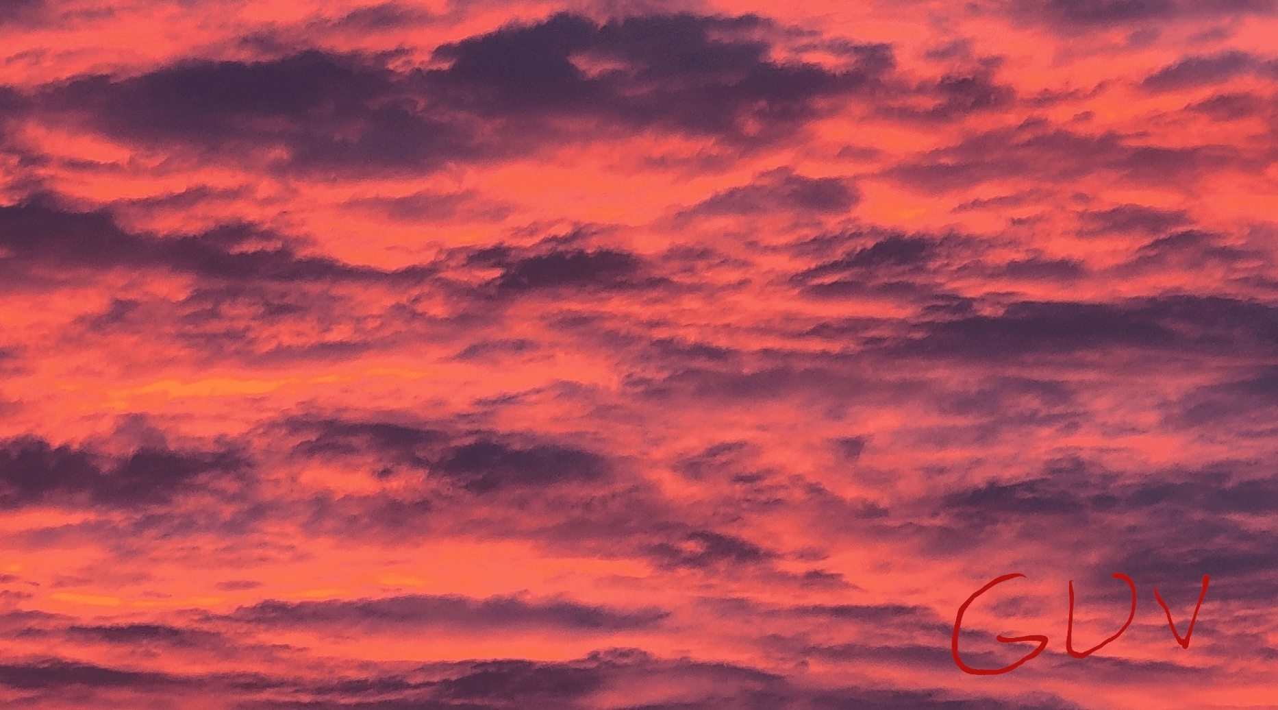 This was legit the sky today... Art by GUV OpenSea