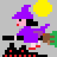 Pixel Kawaii Monsters #11 Witch3