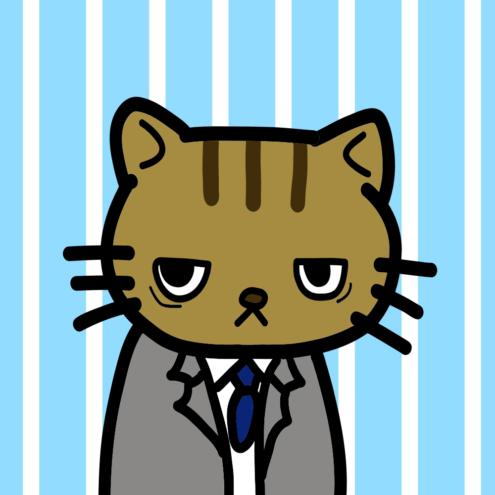 moody cats #2 "businessman"