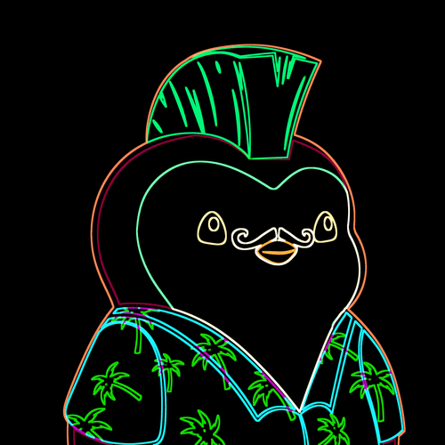 Neon Pudgy Penguin 322