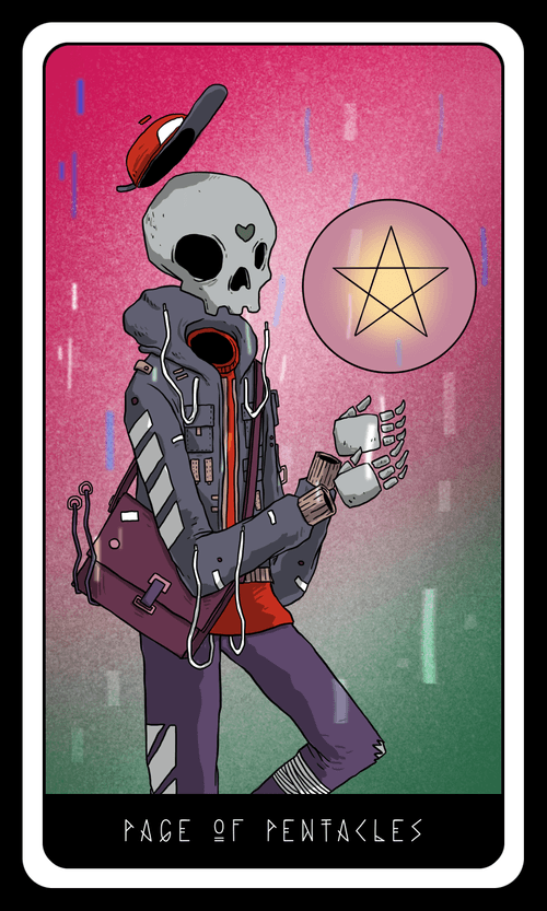 Rosko Sees the Future: Page of Pentacles - Color Variant 04