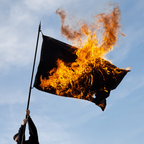 "Untitled (Flag Burn)" - Edition of 7