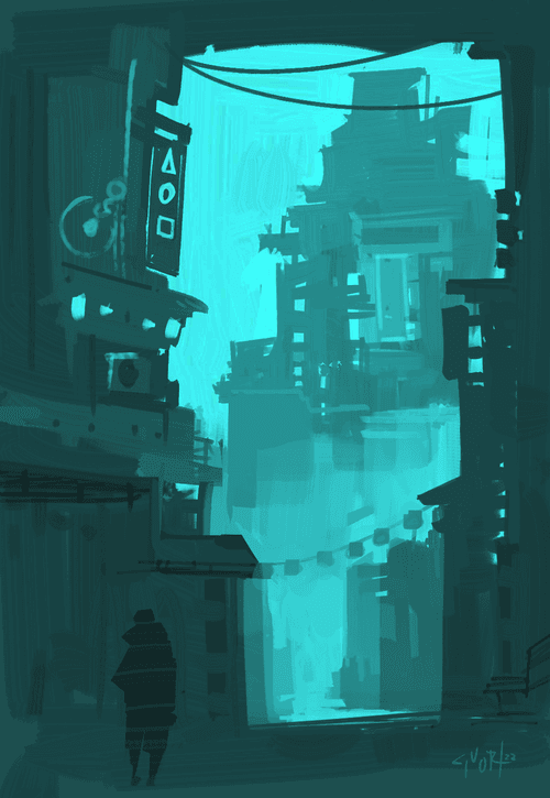 Sketch #2 - The City Depth