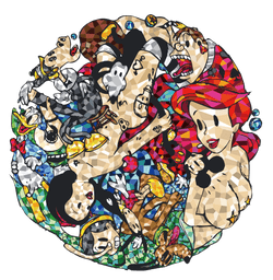 Pop artworks from pan: Fairytale Mosaics - Beauty Standards collection image