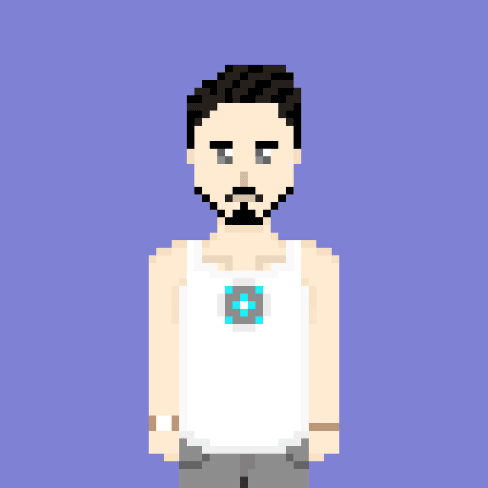 Sexy Lines Pixel #28 - Tony Stark - Sexy Lines Pixel | OpenSea