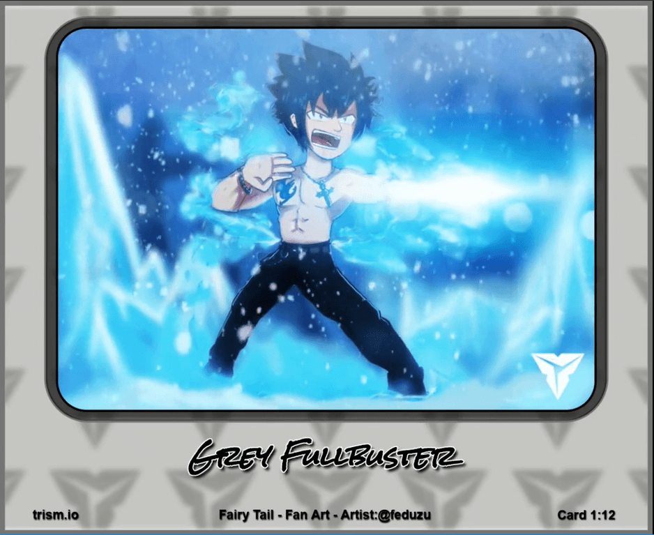 Grey Fullbuster - Fairy Tail Fan Art Collectable
