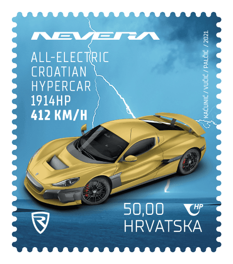 Rimac Nevera Cryptostamp Full Collection of 5