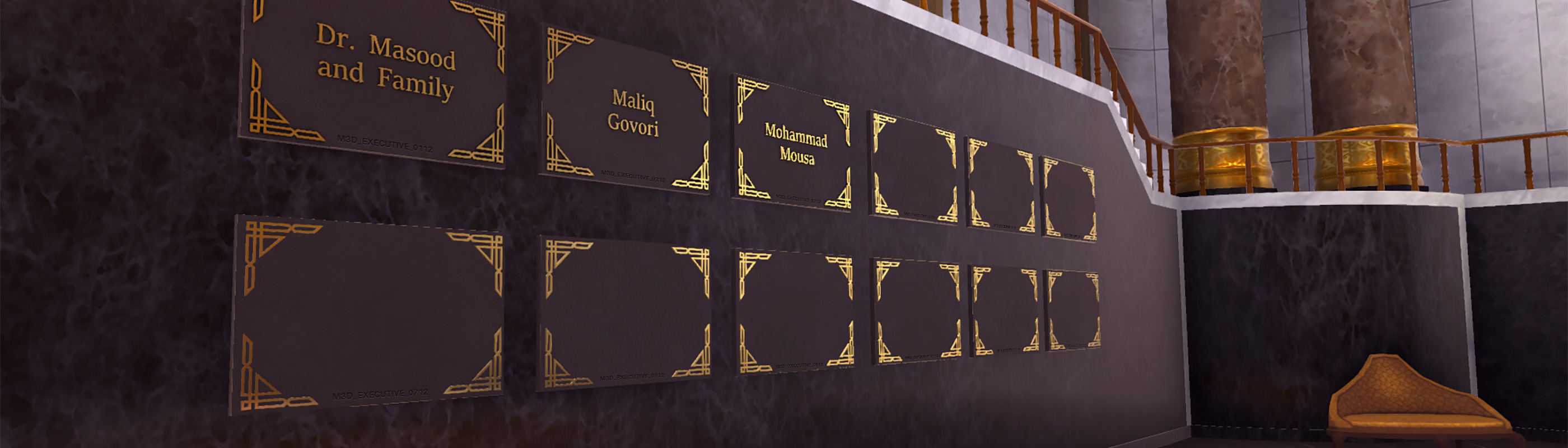 Muslim 3D Executive Nameplates NFT