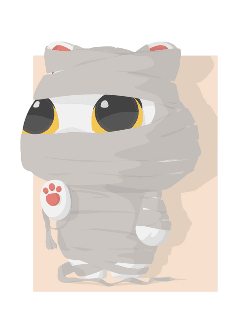 Mummy Onigiri neko