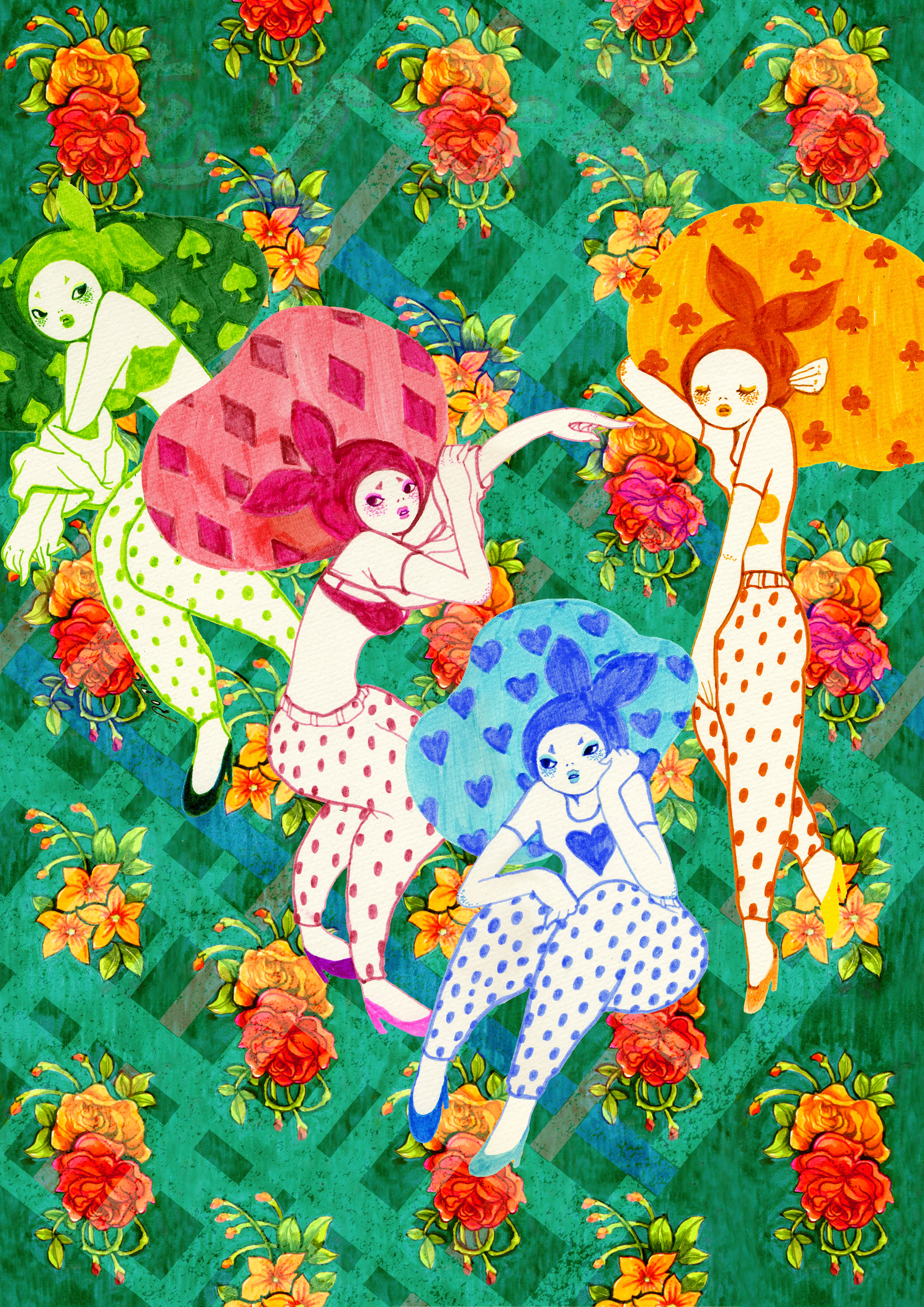 Flower & girls #03