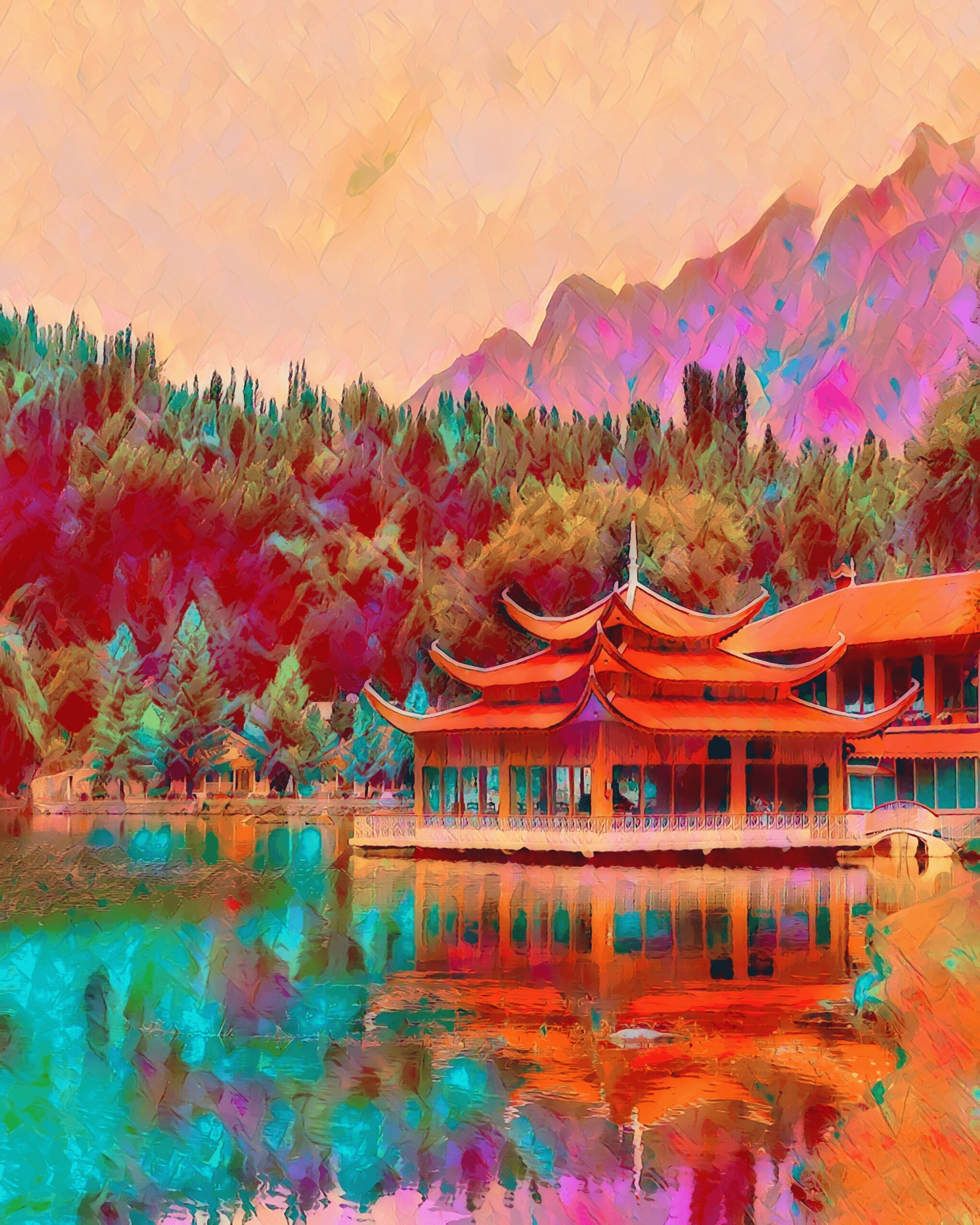 Shangrila Resort , Pakistan - Kissed By Creativity | OpenSea