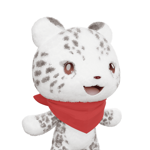 3D LEELEE-Snow leopard-Fluffy-#00561