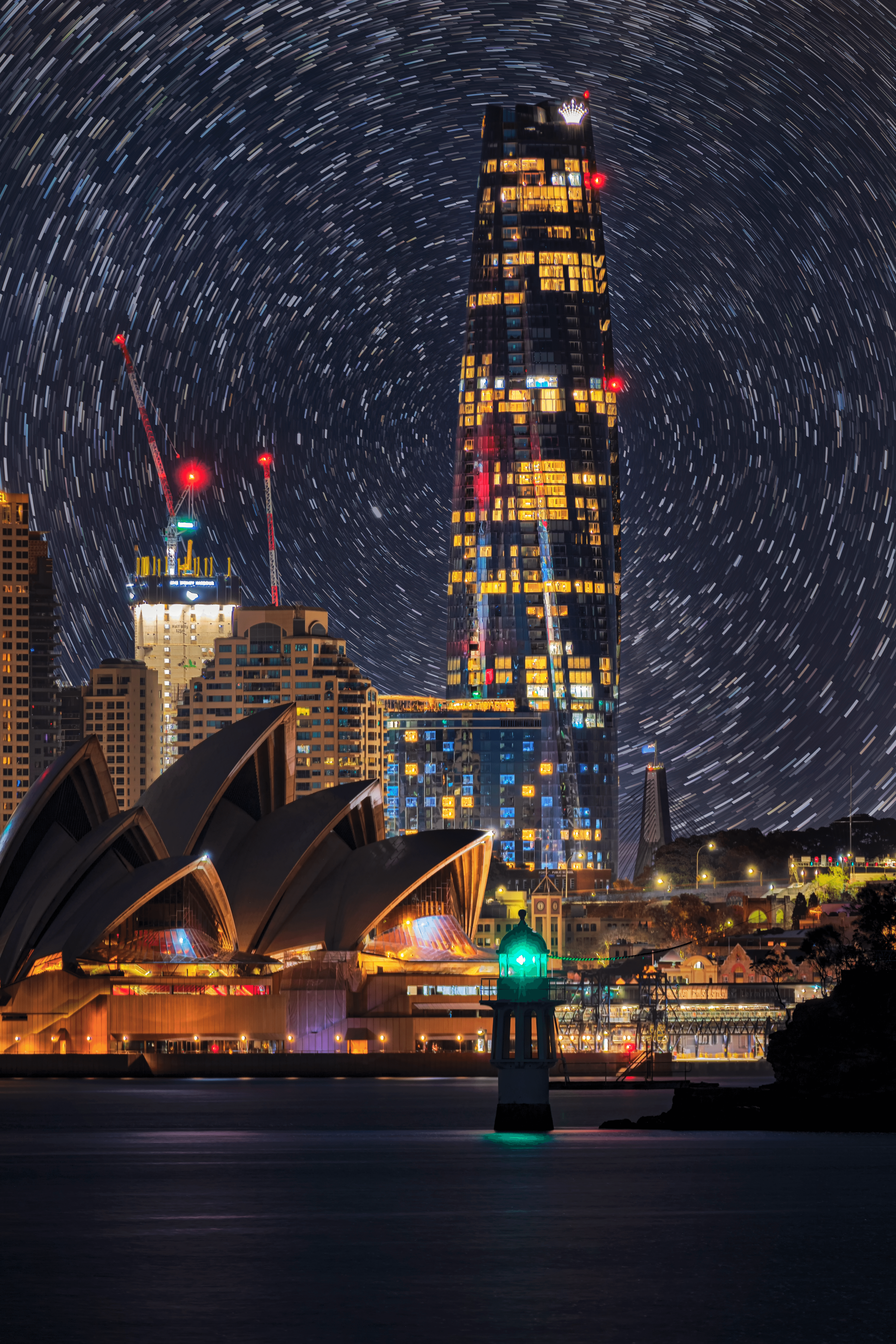 Sydney Star Trails