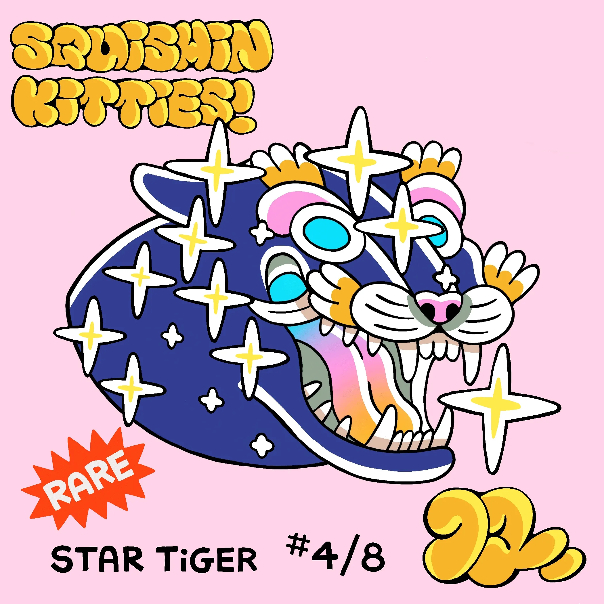 [SQUISHIN KITTIES!] | 04 | STAR ★ TIGER <RARE!>